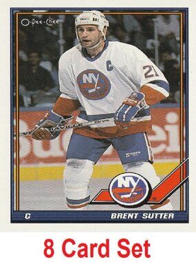 Brent Sutter Hockey Card Collection